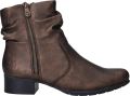 Rieker Enkellaarsjes bruin Synthetisch Dames - Donkerbruin