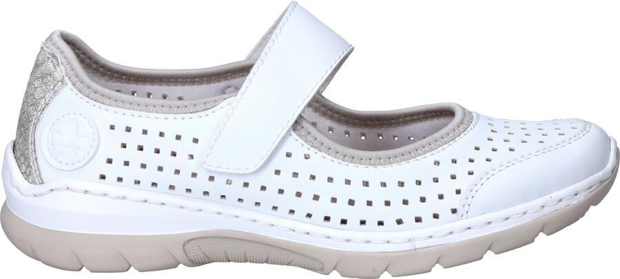 Rieker Instappers Dames Wit - Foto 2