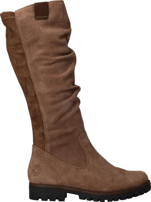 Rieker art. 78575 24 zand suede knielaars rits - Foto 7