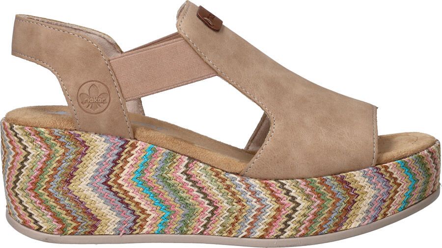 Rieker Sandalen met sleehak - Foto 6