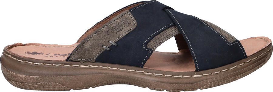 Rieker -Heren blauw donker pantoffels & slippers - Foto 3