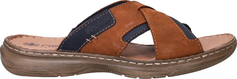 Rieker -Heren cogna caramel pantoffels & slippers - Foto 5