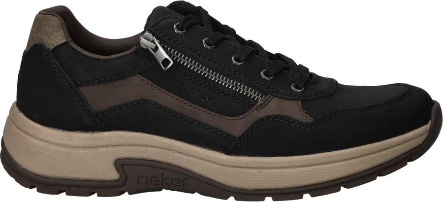 Rieker Veterschoenen Zwart