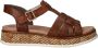 Rieker Sandalen Dames Cognac - Thumbnail 2