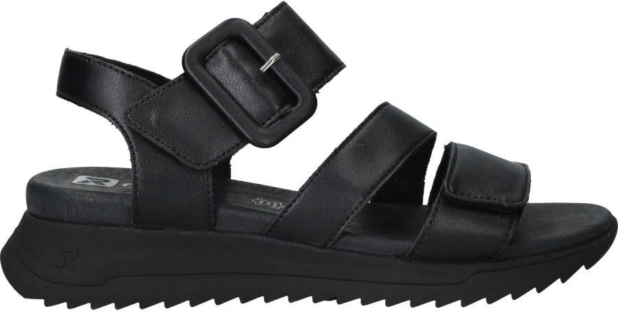 Rieker Sandalen Dames Zwart