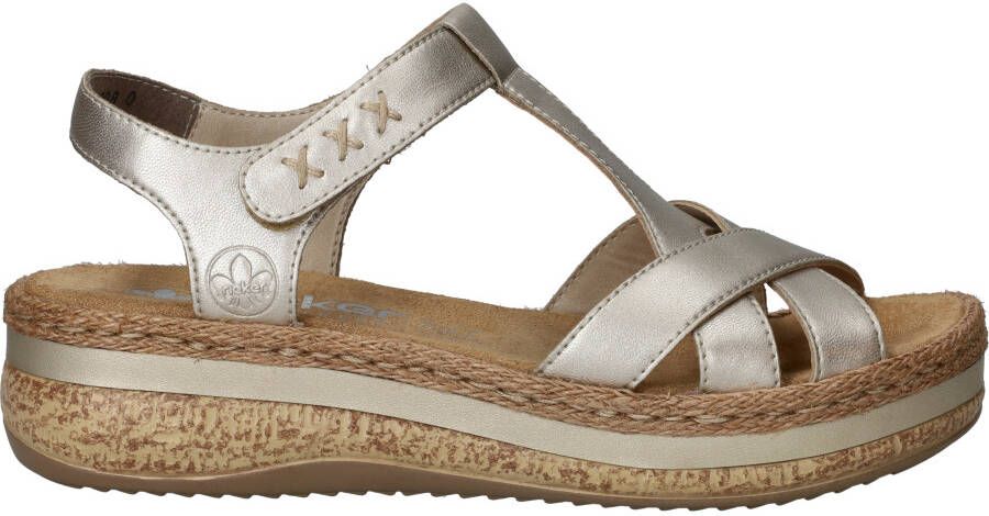Rieker Sandalen Dames Goud