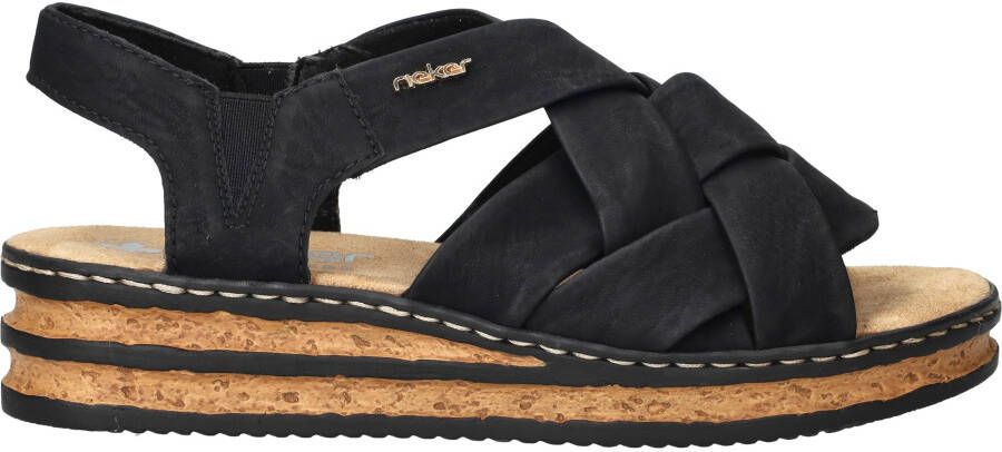 Rieker Sandalen Zwart