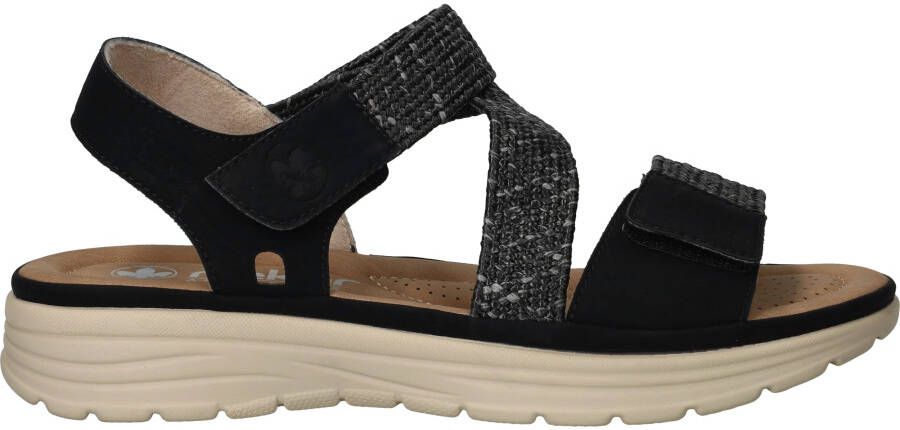 Rieker Sandalen Dames Zwart