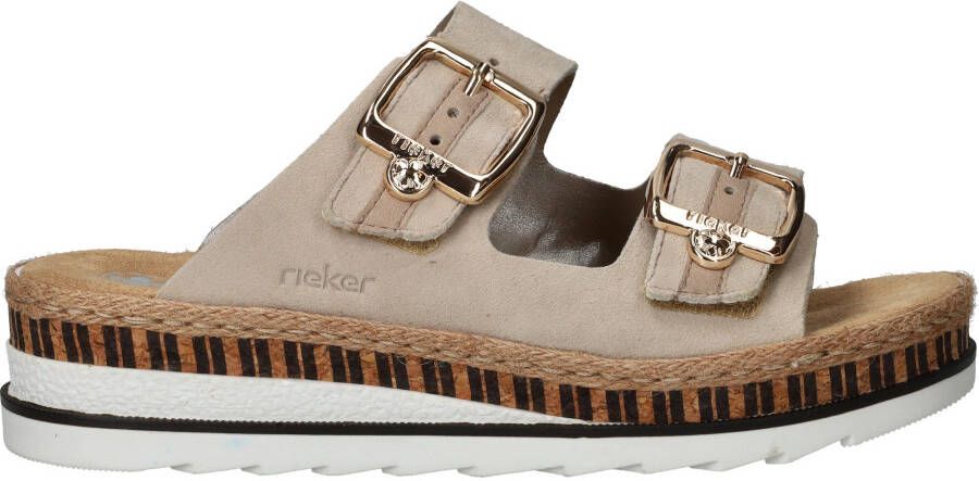 Rieker Slippers Beige
