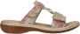 Rieker Metallic Gouden Print Slipper Multicolor - Thumbnail 3