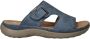 Rieker Slippers Dames Blauw - Thumbnail 2