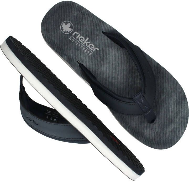 Rieker Slippers Blauw
