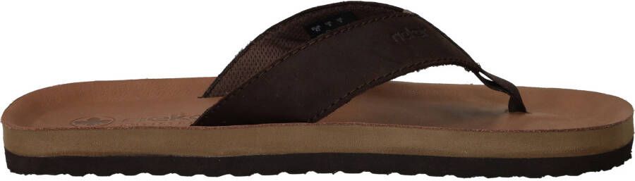 Rieker Slippers Heren Bruin
