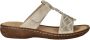 Rieker -Dames goud slippers & muiltjes - Thumbnail 3