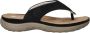 Rieker Slippers zwart Textiel Dames - Thumbnail 3