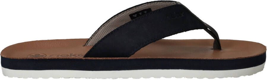 Rieker Slippers Heren Blauw