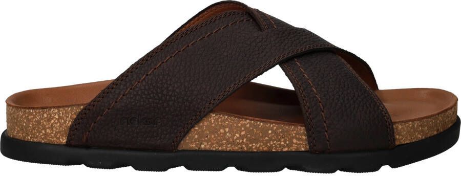 Rieker Slippers Heren Bruin