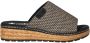Rieker dames slipper Zwart multi - Thumbnail 3