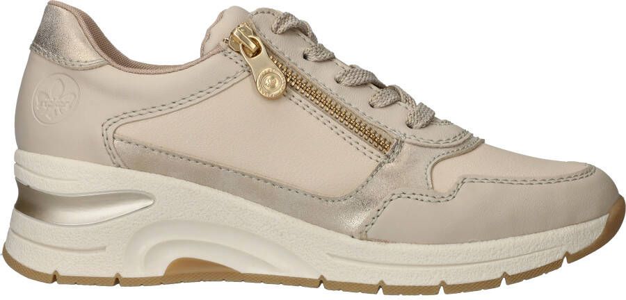 Rieker Sneakers met zijrits vrijetijdsschoen veterschoen smalle vorm - Foto 5