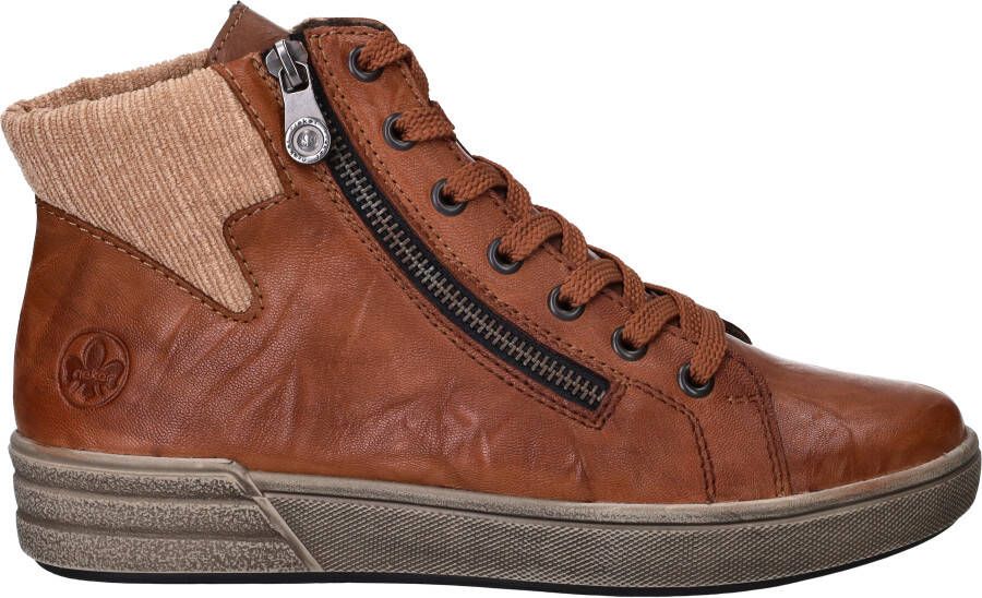 Rieker Veterboot X0709-22 Bruin Warm Gevoerd - Foto 3