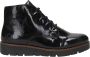 Rieker Plateaulaarsjes veterschoenen enkellaars wedge laarzen met aantrek-lus in glanzend look - Thumbnail 2