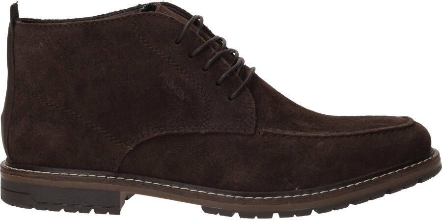 Rieker Veterlaarsjes veterschoenen enkelhoge business-enkellaars met profielzool - Foto 4