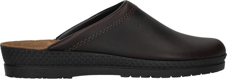 Rohde Heren Pantoffels in Leder (Zwart) - Foto 5