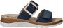 Rohde Slippers Dames Blauw - Thumbnail 2