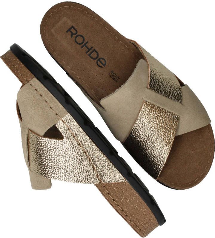 Rohde Slippers Dames Goud