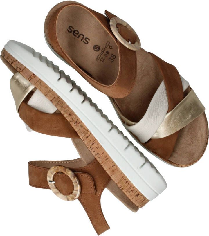 Sens Sandalen Dames Bruin