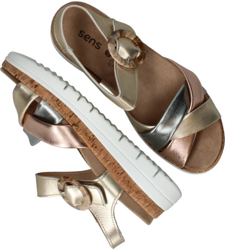 Sens Sandalen Dames Goud