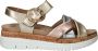 Sens Sandalen Dames Goud - Thumbnail 2