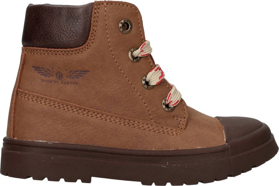 Shoesme veterboots bruin Jongens Leer Effen 36 | Enkelboot van - Foto 8