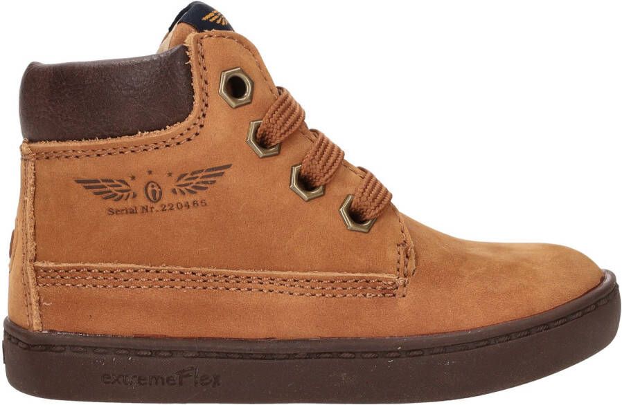 Shoesme Extreme Flex Veterboot Meisjes Cognac