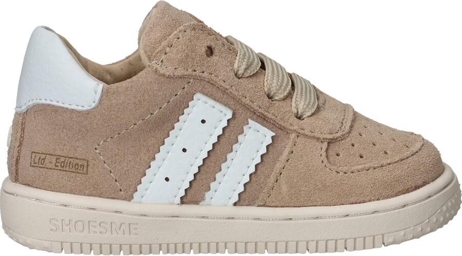 Shoesme Taupe Suède Sneakertje Sneakers Kinderen Unisex Taupe Suède - Foto 14
