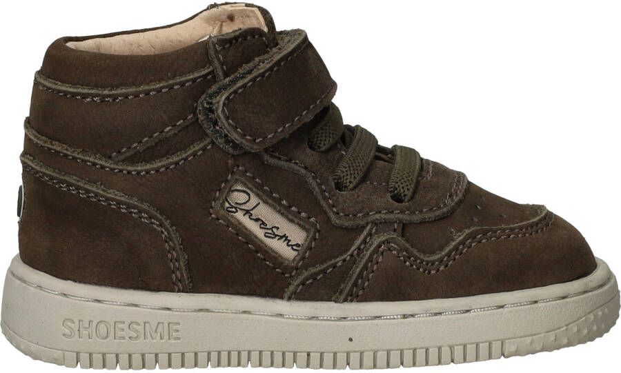 Shoesme Baby Babysneakers Jongens Dark Green Leer - Foto 3