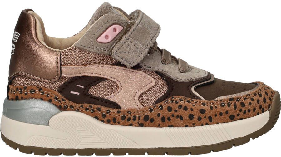 Shoesme leren sneakers brons zwart Meisjes Leer Meerkleurig 24 - Foto 5