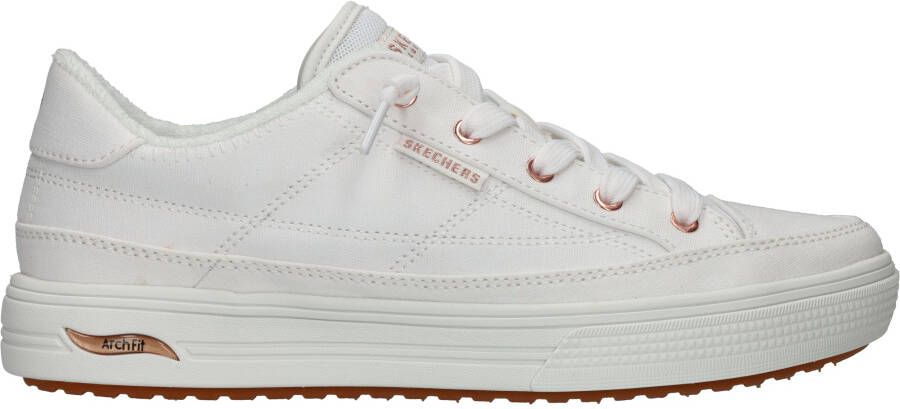 Skechers Arch Fit Arcade Meet Ya There VEGAN Instapper Dames Wit