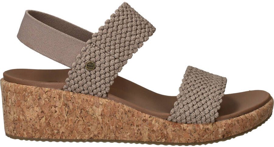 Skechers Arch Fit Beverlee Springy Feels Sandalen Dames Taupe