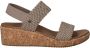 Skechers Arch Fit Beverlee Springy Feels Sandalen Dames Taupe - Thumbnail 1