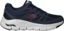 Skechers Arch Fit Charge Back Sneakers Heren Blauw - Thumbnail 2