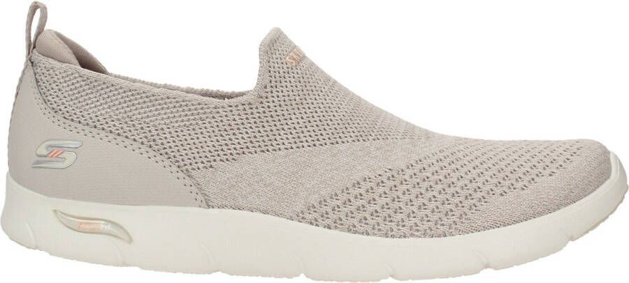 Skechers Arch Fit Refine Don't Go Instapper Vrouwen Taupe Maat - Foto 5