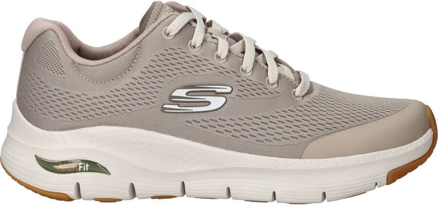 Skechers Arch Fit Sneakers Heren Taupe