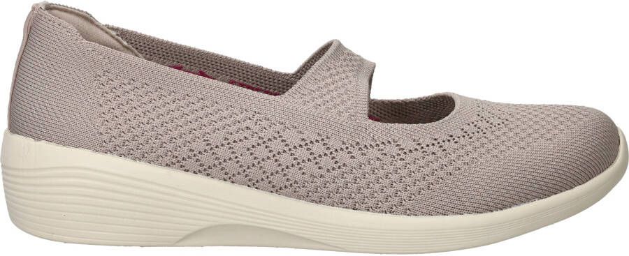 Skechers Arya Instappers Dames Taupe