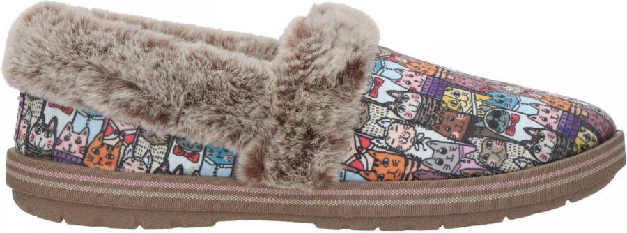 Skechers Pantoffels TOO COZY CHIC CAT Huisschoen met grappige kattenprint - Foto 8