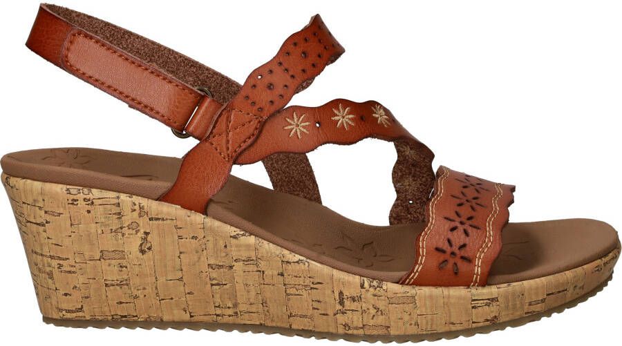 Skechers Cherished Aura Sleehakken Cognac