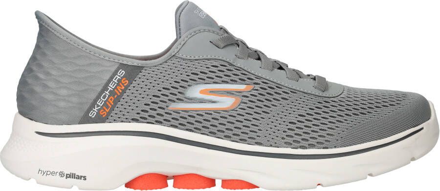 Skechers Go Walk 7 Free Hand 2 Slip-Ins Instapper Heren Grijs