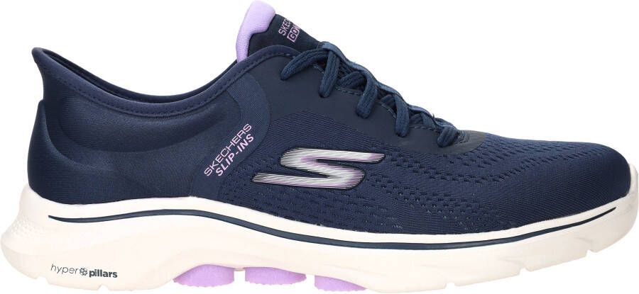 Skechers Go Walk 7 Valin Slip-Ins Sneakers Dames Blauw