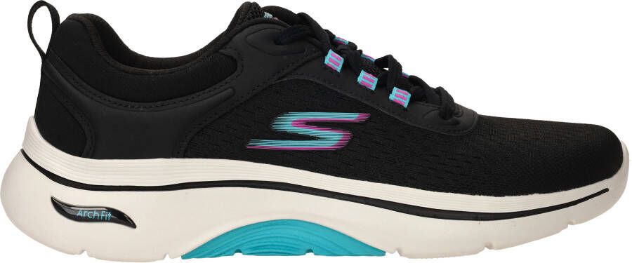 Skechers Go Walk Arch Fit 2.0 Balin VEGAN Sneaker Dames Zwart