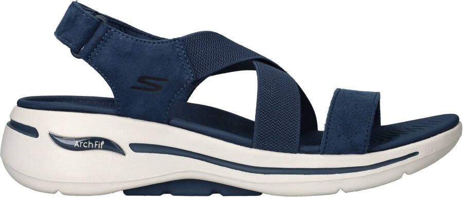 Skechers Go Walk Arch Fit Sandalen Dames Blauw - Foto 2